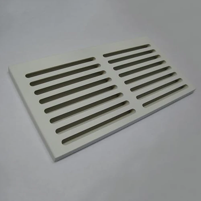 3/4” x 8 1/2" x 16" Overall size (7 3/4 x 14 1/4 Duct Opening) Return Air Grille, Noise free-high airflow vent, Wide & angled slots, Made from 3/4” thick MDF (Composite wood), Ready to Paint by Legacy Wood Vents - Image 8