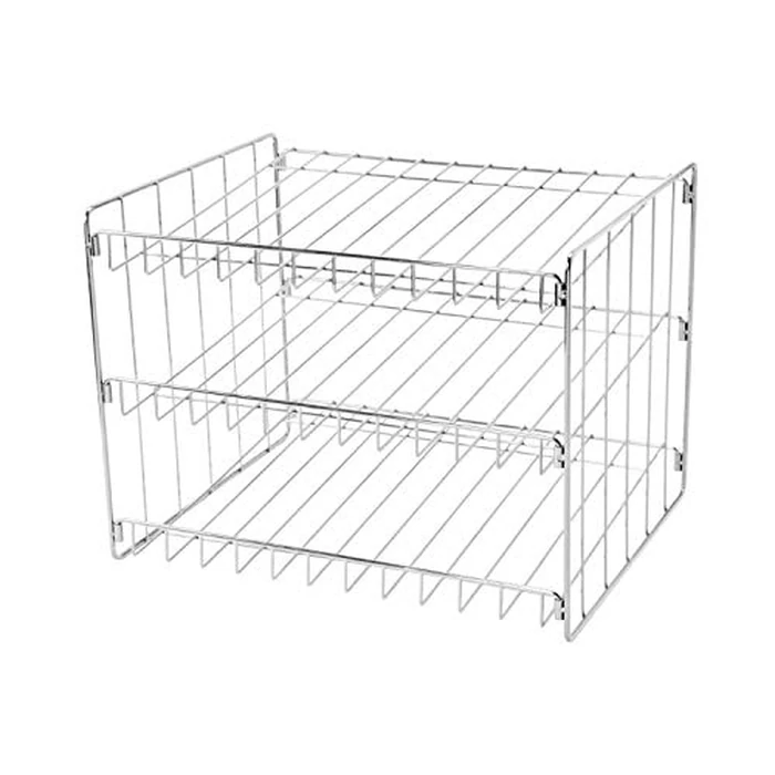 Kitchen Details 24199-CHR 3 Tier Can Storage Rack, Pantry Organization, Maxamize Cabinet Space, Chrome by KITCHEN DETAILS - Image 3