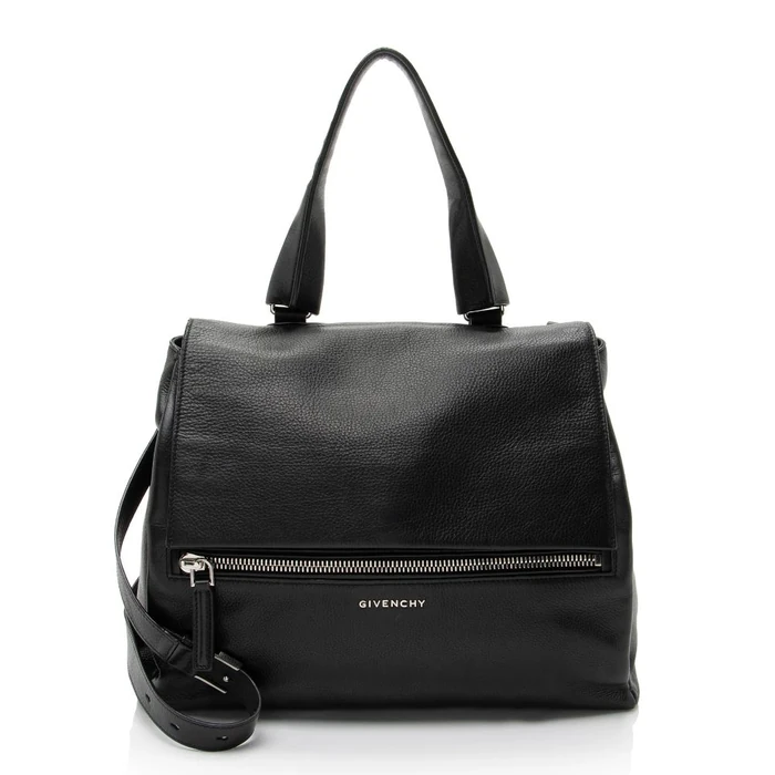 Givenchy Calfskin Pandora Pure Medium Satchel - Calfskin - Black by Givenchy - Image 1