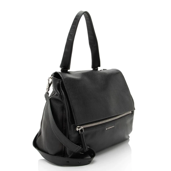 Givenchy Calfskin Pandora Pure Medium Satchel - Calfskin - Black by Givenchy - Image 2