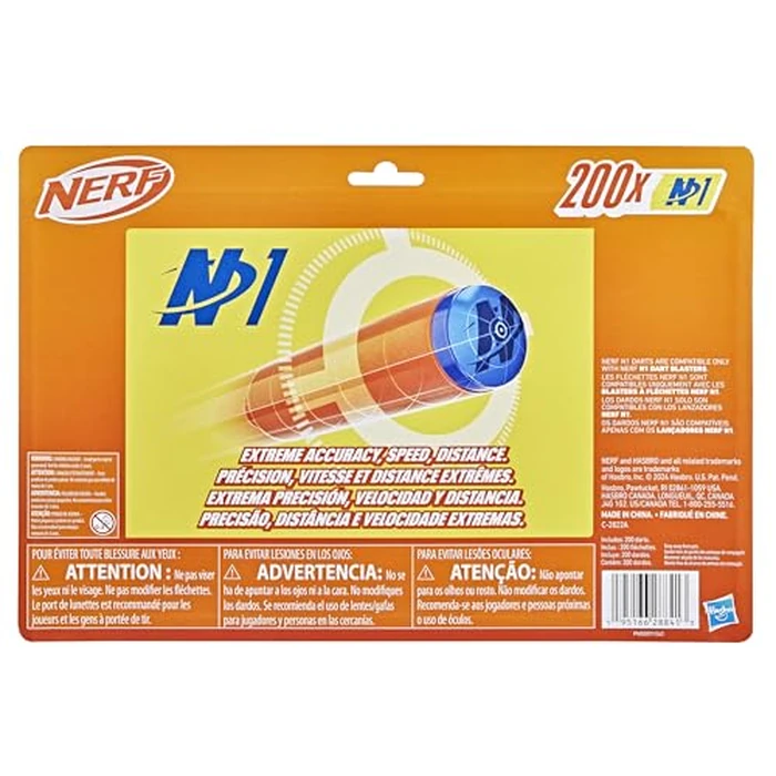 Nerf N Series N1 Dart Refill Pack, Includes 200 Darts, Compatible Only with Nerf N Series Blasters, Outdoor Games, Ages 8+ by Nerf - Image 2