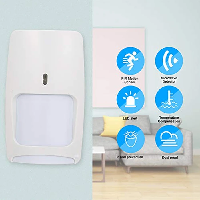 Sunydog Wired Infrared Motion and Micro Detector Wall Mounted PIR Motion Sensor Pet Immunity for Home Burglar Security Alarm System by Sunydog - Image 3