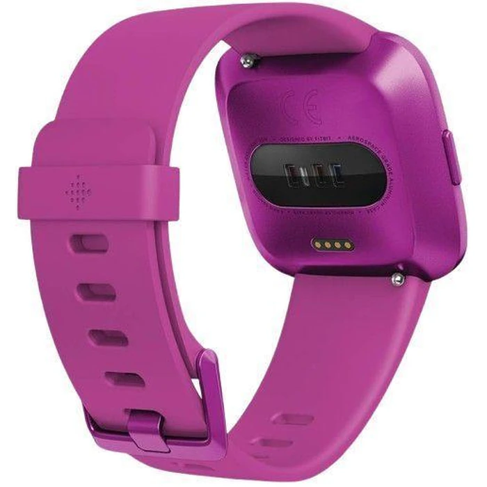Fitbit Versa Lite Edition Smartwatch - Mulberry Aluminum Case with Mulberry Silicone Sport Band by Fitbit - Image 4
