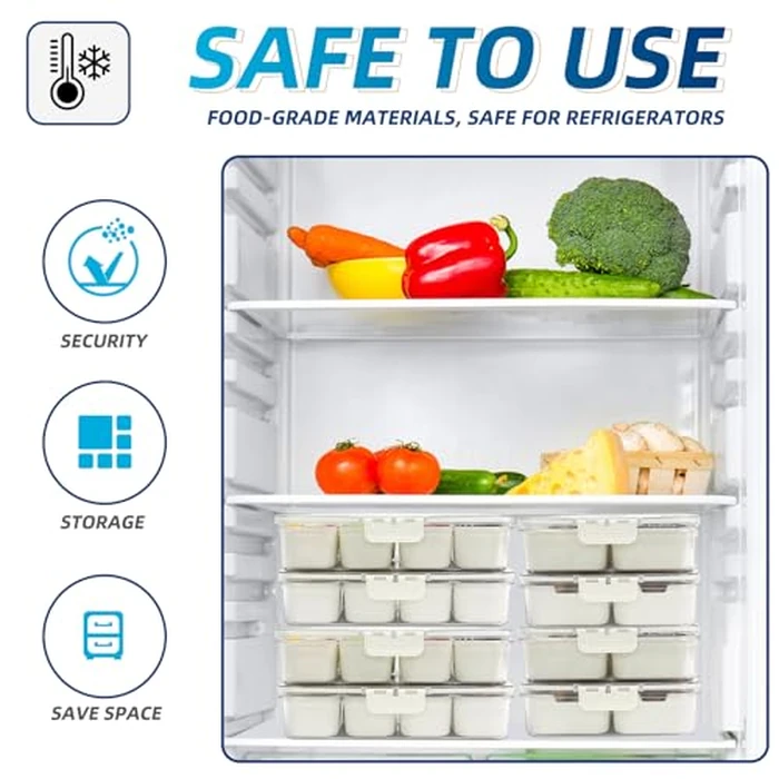 Pure Future Snackle Box Container with Handle - 8 Compartment Divided Serving Tray with Lid - Crystal Clear Charcuterie Box for Travel, Parties, Movie Nights & Daily Snacks (Hand Wash Only) by Pure Future - Image 7
