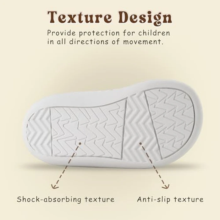 SKYWHEEL Extra Wide Toe Box Toddler Shoes Size 8 Brown Breathable Lightweight Tennis Walking Running Sports Activity Shoes for Kids Preschool Outdoor Play Sneakers by SKYWHEEL - Image 6