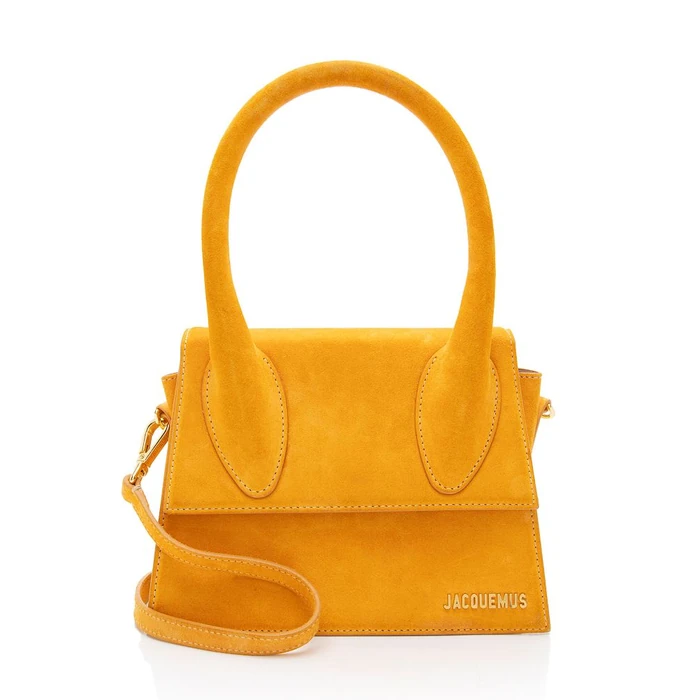 Jacquemus Suede Le Grand Chiquito Top Handle - Suede - Orange by Jacquemus - Refurbished - Excellent condition - US$475.49