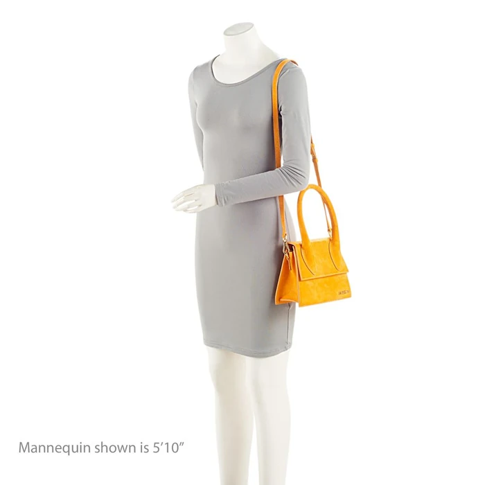 Jacquemus Suede Le Grand Chiquito Top Handle - Suede - Orange by Jacquemus - Image 5