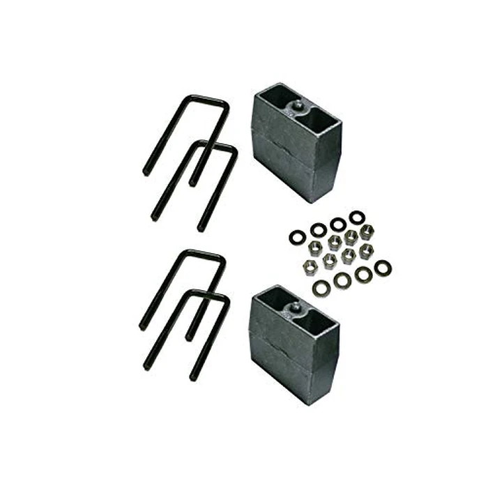 RealTruck SUPERLIFT SUSPENSION 5" Block Kit for Chevy Silverado/GMC Sierra | Rear Lift Blocks, U-Bolts, & Hardware | 3859 | Fits 1999-2010 Chevrolet Silverado/GMC Sierra 1500/2500 4WD by Superlift Suspension - Used - Very Good condition - US$68.26