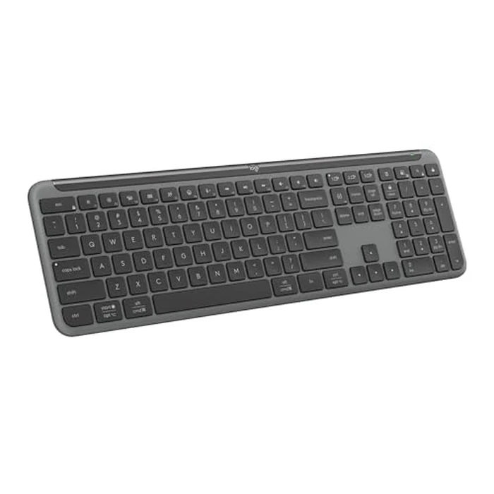 Logitech Signature Slim K950 Wireless Keyboard, Sleek Design, Switch Typing Between Devices, Quiet Typing, Bluetooth, Multi-OS, Windows, Mac, Chrome - Graphite by Logitech - Image 1