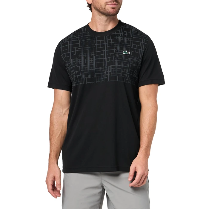 Lacoste Men's Sport Tennis x Novak Djokovic T-Shirt, Black, XX-Large by Lacoste - Used - Like New condition - US$26.76