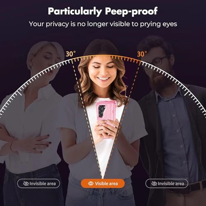 NINKI for Samsung Galaxy Z Fold 7 Case with S Pen Holder & Invisible Kickstand,Built in Privacy Screen Protector and Hinge, Phone Cover for Samsung Z Fold 7 Case with Slim S Pen Slot - Two Tone Pink by NINKI - Image 3