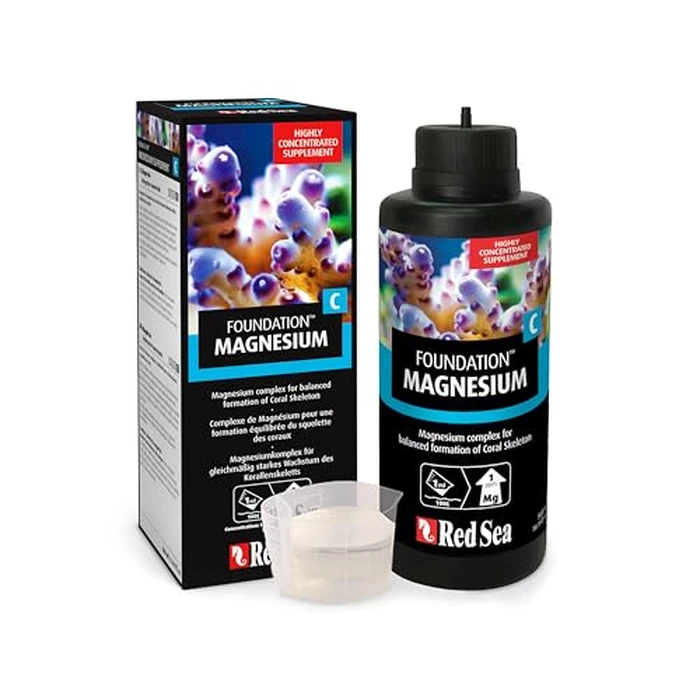 Red Sea Reef Foundation C Magnesium (Mg) Supplement, 1000ml - Maintains Magnesium Balance for Healthy Corals in Marine & Reef Aquariums by Red Sea - Used - Like New condition - US$13.87