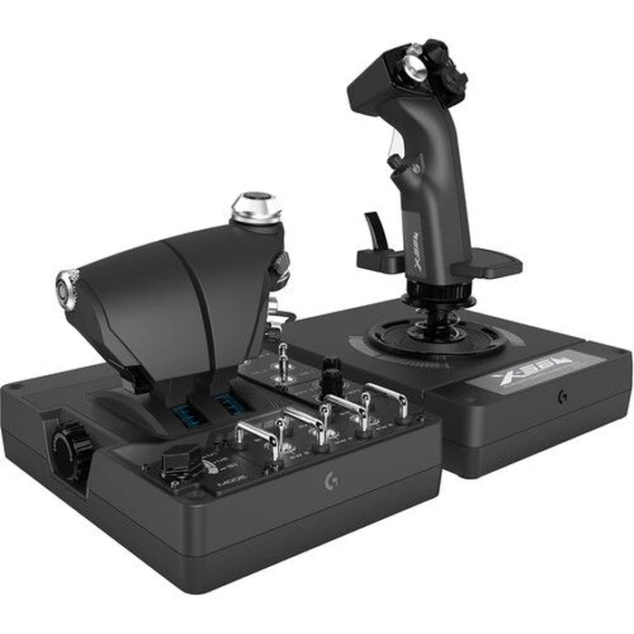Logitech G X56 VR Simulator Compatible HOTAS Joystick - Black by Logitech - Image 1