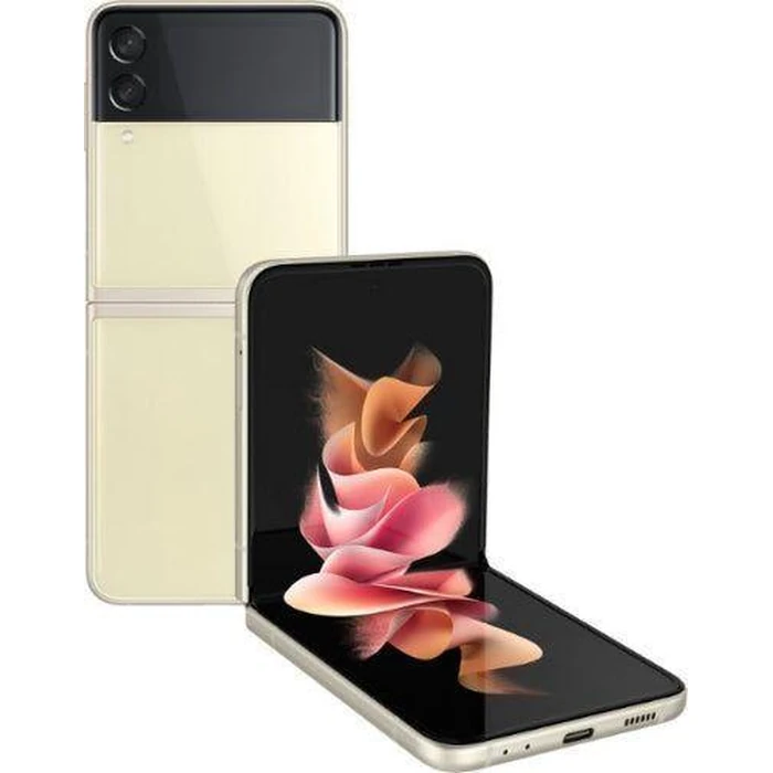 Galaxy Z Flip3 (5G) - 128GB - Cream - Unlocked by Samsung - Refurbished - Good condition - US$187.49
