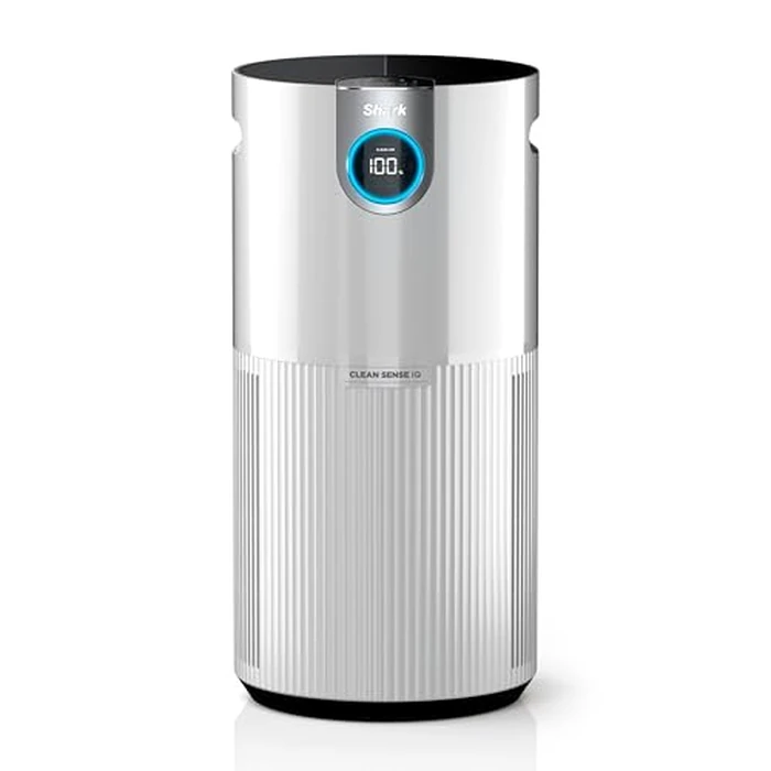 Shark Air Purifier for Home Large Room, Clean Sense Technology, HEPA Air Filter, 1000 Sq Ft, Kitchen, Filters Smoke, Captures 99.98% of Particles, Pet Dander, Pollutants, Dust, Allergens, HP201 by Shark - Image 1