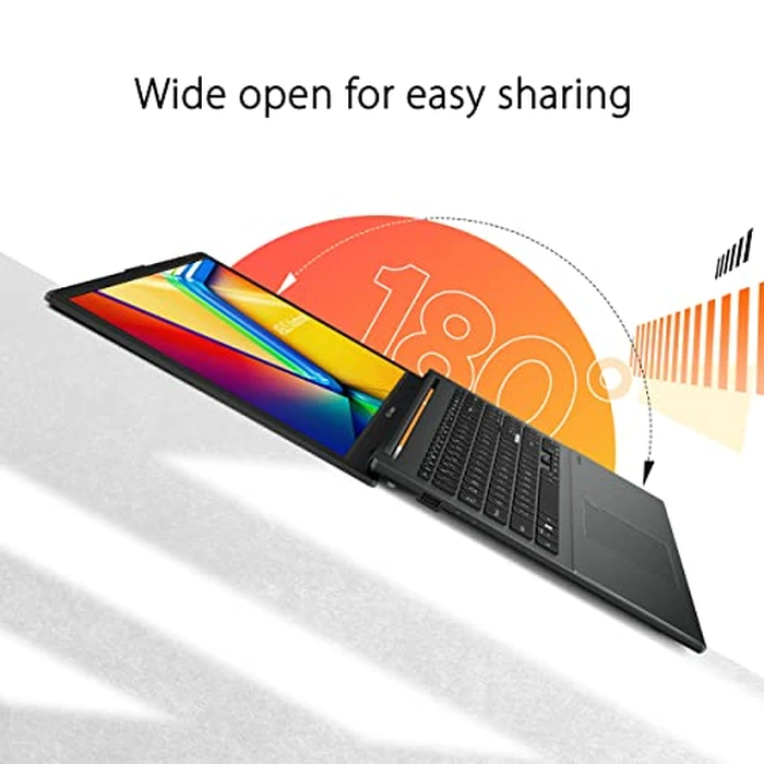 ASUS Vivobook Go 15 Lightweight Laptop, 15.6" Full HD Display, Intel Core i3 Processor, 180 degrees Hinge, HD Camera with Privacy Shutter, 4GB RAM, 128GB UFS, Windows 11 Home in S Mode, E1504GA-AS32-CA by Asus - Image 3