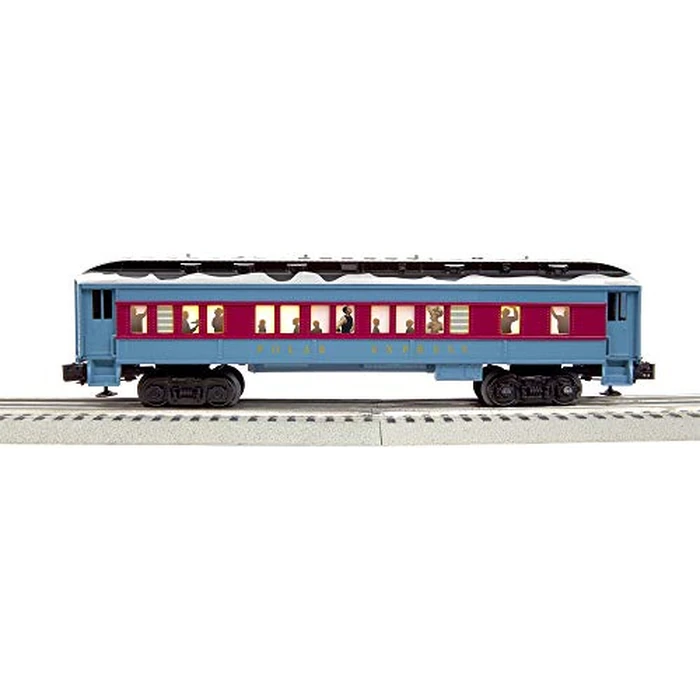 Lionel The Polar Express Hot Chocolate Train Car, O Gauge Model Train Car with Lighted Interior, Operating Couplers, Window Silhouettes & Snow Detail, Ages 14+ by Lionel - Used - Like New condition - US$53.74