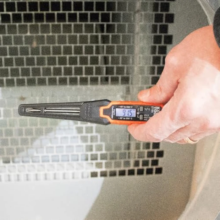 Klein Tools ET05 Digital Pocket Thermometer, HVAC Instant Read Thermometer with Backlit Display, Wide Measurement Range, Fahrenheit and Celsius by KLEIN TOOLS - Image 3
