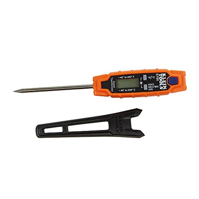Klein Tools ET05 Digital Pocket Thermometer, HVAC Instant Read Thermometer with Backlit Display, Wide Measurement Range, Fahrenheit and Celsius by KLEIN TOOLS - Image 7