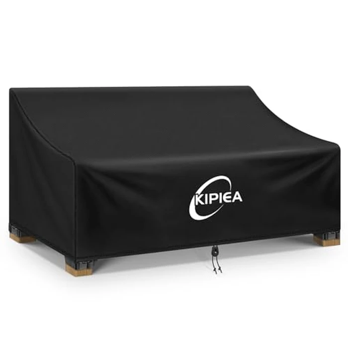 Kipiea Patio Sofa Cover, Heavy Duty Outdoor Couch Covers Waterproof Winter, 3-Seat Patio Furniture Cover Loveseat, Outdoor Sofa Covers with Anti UV and No Tears, No Fading (78" W x 34" D x 31" H) by Kipiea - Image 1