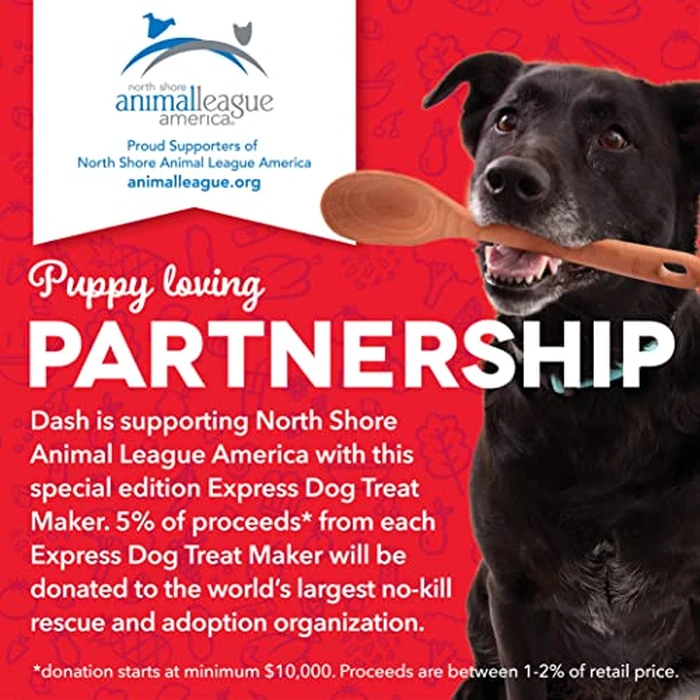 Dash Express Dog Treat Maker - DIY Bone-Shaped Treats - Personalized Dog Gifts - Easy to Clean - 8 Bones, White by DASH - Image 6