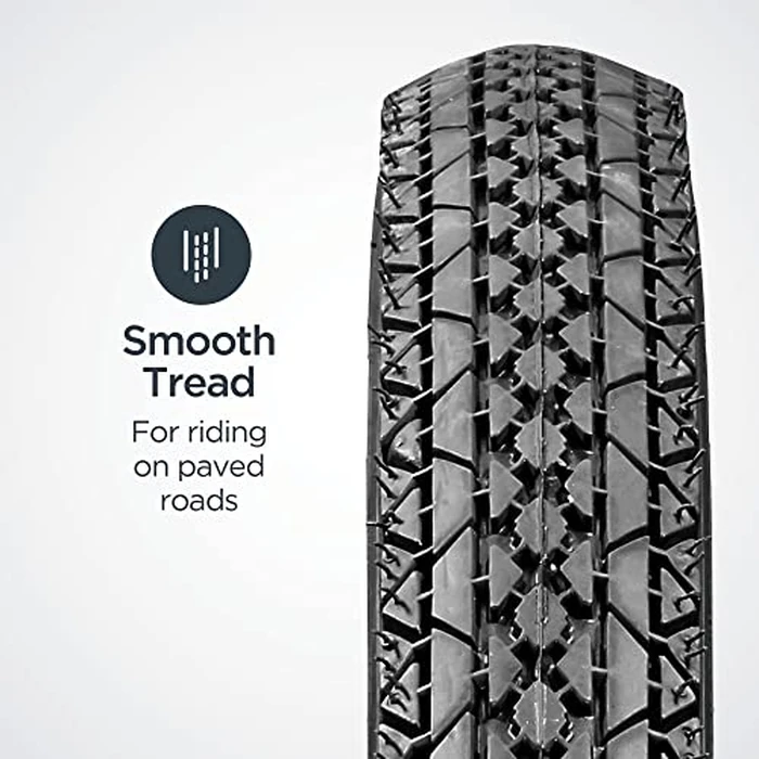Schwinn Replacement Bike Tire, 26" x 2.125" Cruiser Bike Tire, Smooth Tread Pattern, Puncture Guard, Fits Internal Rim Widths 19mm-29mm, PSI Range 40 to 65 by Schwinn - Image 3