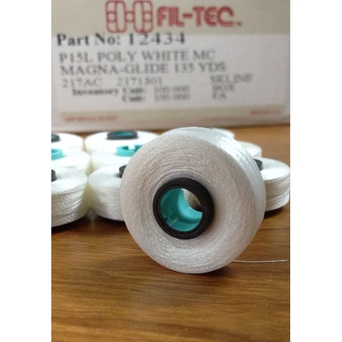 Fil-Tec Magna Glide White Bobbins L style by Fil-Tec - Used - Like New condition
