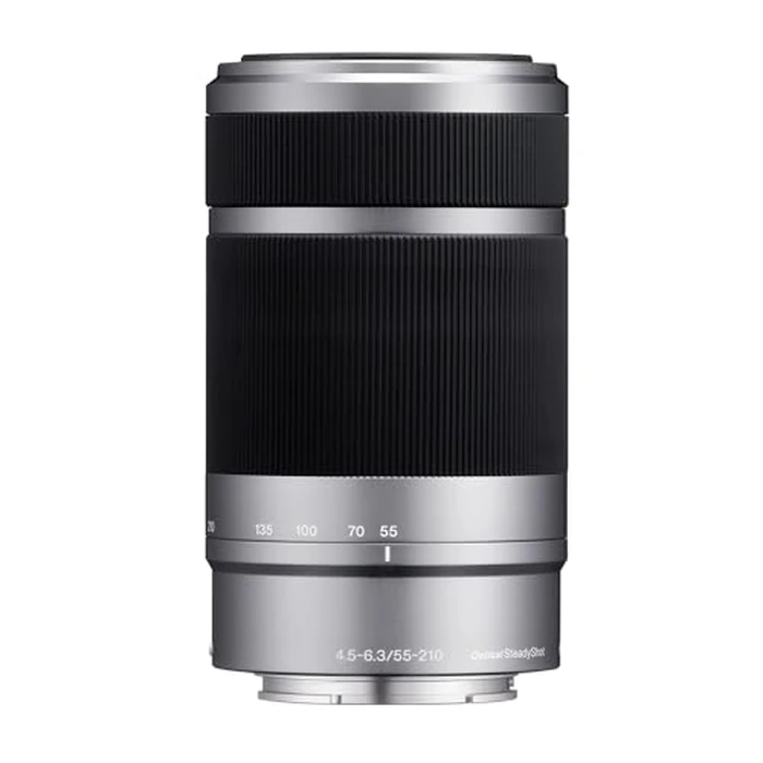 Sony E 55-210mm F4.5-6.3 Lens for Sony E-Mount Cameras (Silver) by Sony - Image 1