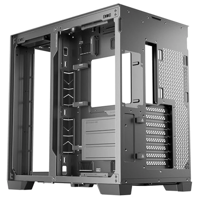 Antec C8, Fans not Included, RTX 40 Compatible, Dual-Chamber, tooless Design, Type-C, 360mm Radiator Support, Seamless Tempered Glass Front & Side Panels, High Airflow Full-Tower E-ATX PC Case by Antec - Image 2