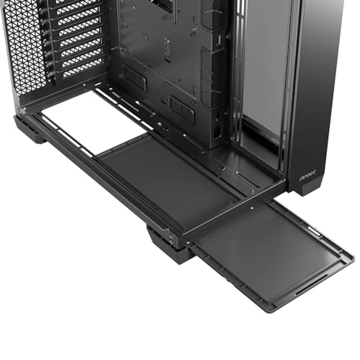 Antec C8, Fans not Included, RTX 40 Compatible, Dual-Chamber, tooless Design, Type-C, 360mm Radiator Support, Seamless Tempered Glass Front & Side Panels, High Airflow Full-Tower E-ATX PC Case by Antec - Image 3