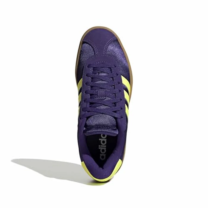 Adidas Unisex-Kids Vl Court Bold J, Collegiate Purple/Yellow/Silver Metallic, 4.5 by adidas - Image 1