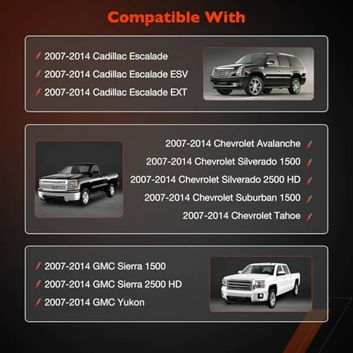 6 or 8 Way Power Seat Motor W/O Memory Compatible with 2007-2014 Cadillac Escalade/Chevy Silverado Suburban Tahoe Avalanche/GMC Sierra Yukon Replace# L0060111 by ATRACYPART - Image 7