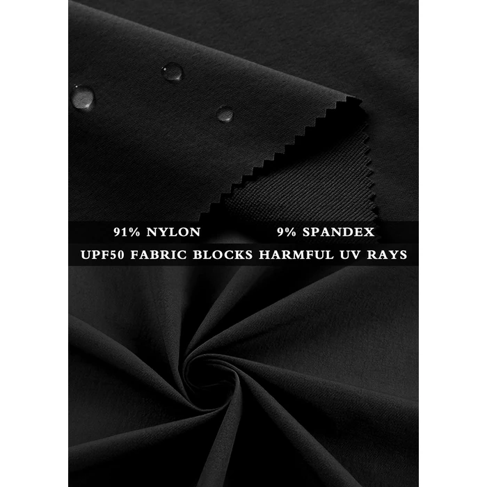 Hiverlay Womens Golf Pants Stretch Work Ankle Pants with Pockets Quick Dry Straight Business Casual Hiking Pants Black-S by Hiverlay - Image 5