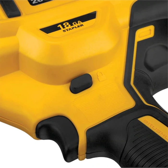 Dewalt DCN681D1R 20V MAX* XR 18 GA Cordless Narrow Crown Stapler Kit - Yellow by Dewalt - Image 9