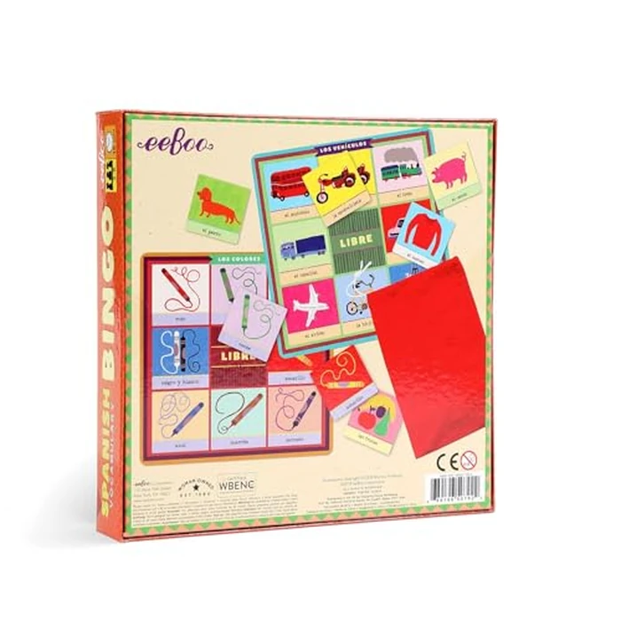 eeBoo: Spanish Vocabulary Bingo for Kids for Ages 5+, A Fun Kids Learning Game that Cultivates Conversation & Practicing a New Language by eeBoo - Image 5