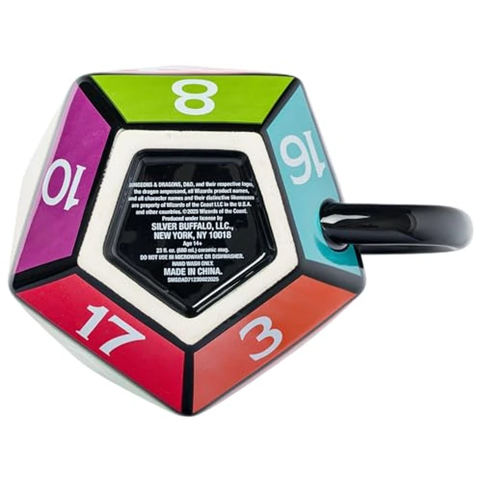 Silver Buffalo Dungeons & Dragons Ceramic 3D Sculpted Mug, 20 Ounces by Silver Buffalo - Image 3