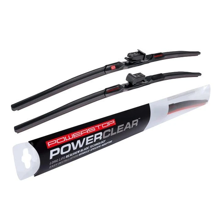 PowerClear by PowerStop Front 28" + 18" (Set of 2) Slim Top Windshield Wiper Blade Set For Audi Q4 e-tron 2023-2024, Audi Q4 e-tron Sportback 2023-2024, VW ID.4 2021-2024 PCK-2818-4 by Power Stop - Used - Acceptable condition - CA$31.76