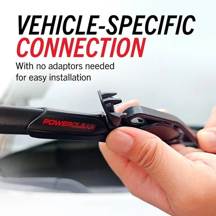 PowerClear by PowerStop Front 28" + 18" (Set of 2) Slim Top Windshield Wiper Blade Set For Audi Q4 e-tron 2023-2024, Audi Q4 e-tron Sportback 2023-2024, VW ID.4 2021-2024 PCK-2818-4 by Power Stop - Image 4
