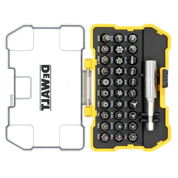 DEWALT Security Bit Set, 31-Piece Screwdriver Bit Set with Case, Universal 1/4 In Hex, Includeds Magnetic Bit Holder (DWAX200) by DEWALT - Image 2
