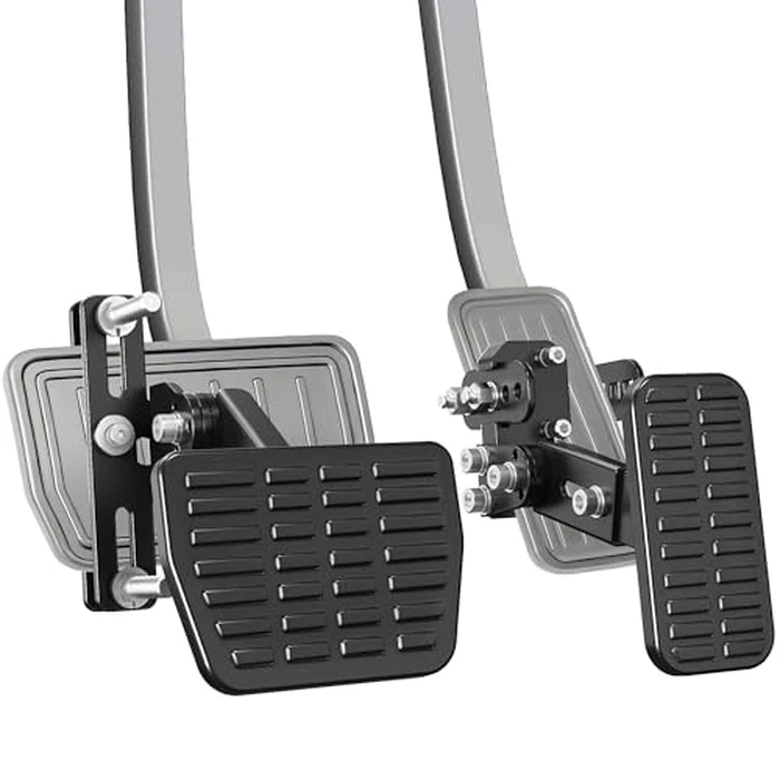 OceanicEcho Gas and Brake Pedal Extenders for Short Drivers | Fits Cars, Go Kart, Ride-On Toys | Adjustable Length & Angle for Auto Vehicles Brake & Accelerator Pedals (Sport) by OceanicEcho - Used - Like New condition - US$45.59
