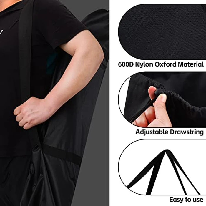 Datyiiha 2 Pack Camping Chair Replacement Bag 39.3 Inches Large Folding Chair Carry Bag Nylon Storage Tent Bag with Handle Strap for Travel Outdoor Camping Sports (No Chair Included) by Datyiiha - Image 3