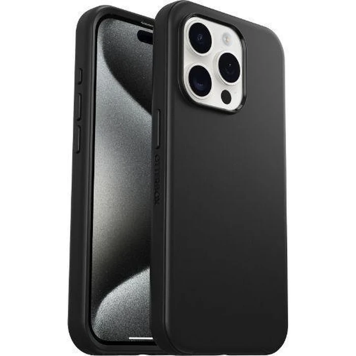 OtterBox Symmetry Series Phone Case with MagSafe for iPhone 15 Pro - Black by OtterBox - Refurbished - Brand New condition - US$46.48