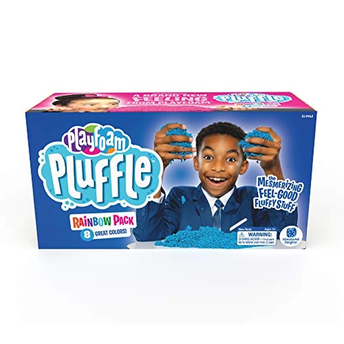 Educational Insights Pluffle(R) Mini 8-Pack - Sensory Bin Foam Set, No Mess Alternative to Sand Toys & Slime for Toddlers at Home or in the Classroom, Fun Sensory Table Filler, Gift for Kids Ages 3+ by Educational Insights - Image 7
