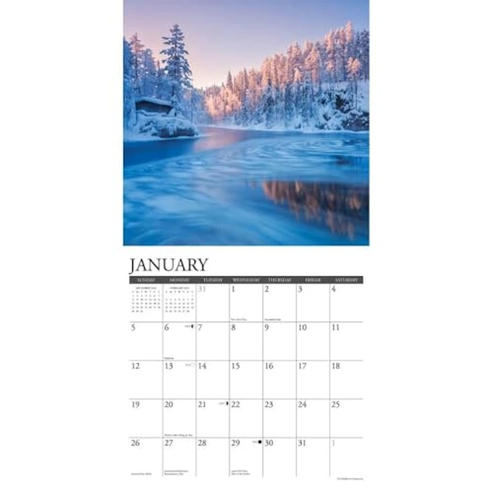 Seasons 2025 12" x 12" Wall Calendar by WILLOW CREEK - Image 4