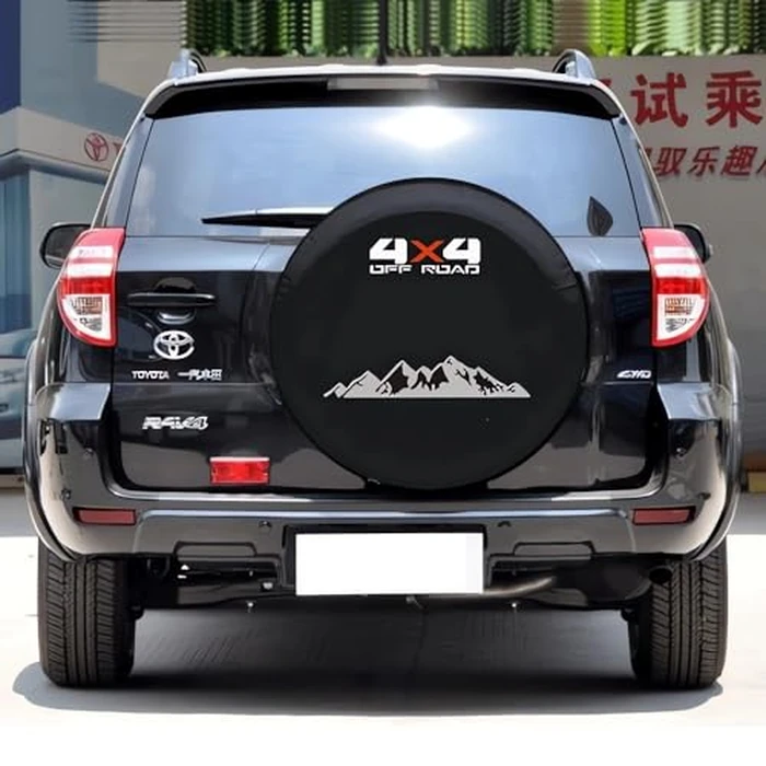 Aolowewin for Toyota RAV4, Honda CR-V, Jeep Compass Liberty Spare Tire Cover (4X4 Off-Road), Spare Wheel Cover Weatherproof Protector, Fit Most of SUV, Trailer, RV (M: 225/65R17, 225/70R16, 235/60R18), XM-4X4Cover-A1 by Aolowewin - Image 3