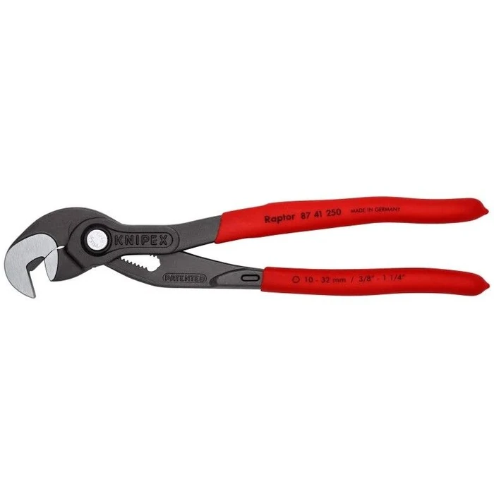 Knipex 87 41 250 10" Raptor Pliers - Black/Red by Knipex - Refurbished - Premium condition