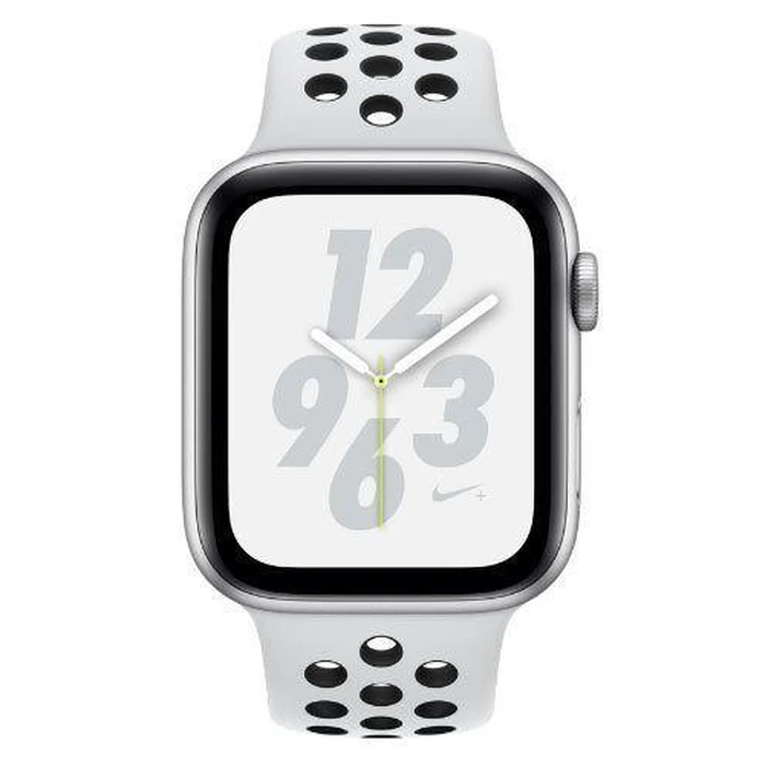 Apple Watch Series 4 (Cellular + GPS) - 16GB - 40mm - Silver Nike (Aluminum) Case with Pure Platinum/Black Rubber Nike Sport Band by Apple - Refurbished - Good condition