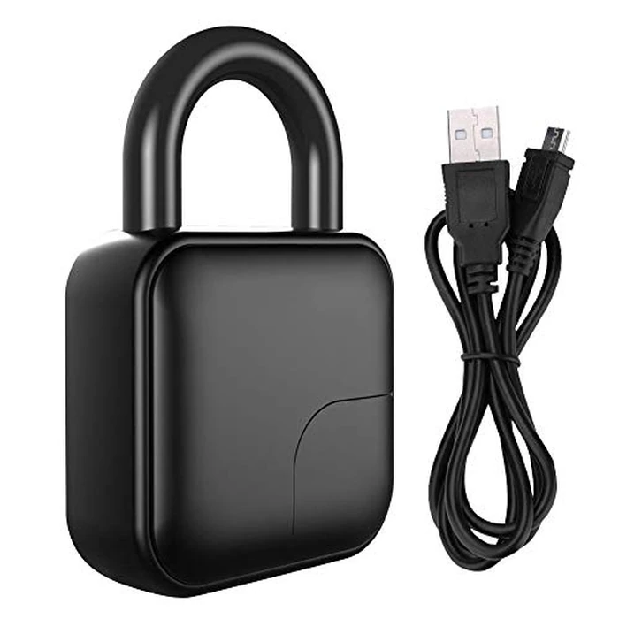 Smart Fingerprint Packlock, Anti-Theft Waterproof Fingerprint Biometric Lock for Gym/Suitcase/Bicycle, USB Charing Security Lock by T angxi - Image 7