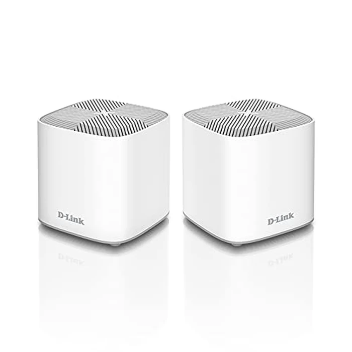 D-Link COVR AX1800 Whole Home Mesh Wi-Fi 6 System - Up to 4500 sq.ft. Coverage, Voice Control w/Amazon Alexa and Google Assistant, Enhanced Parental Controls, 2-Pack (COVR-X1862) by D-Link - Used - Like New condition