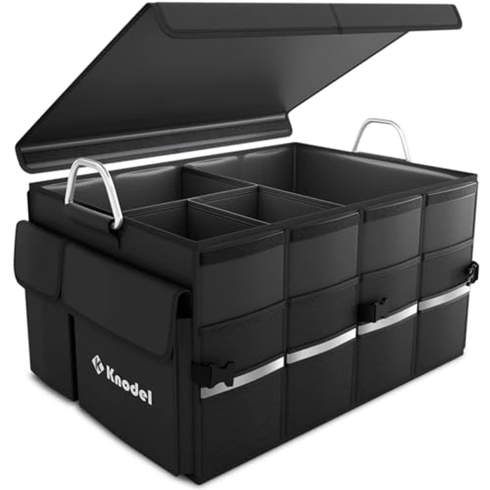 K KNODEL Car Trunk Organizer, Black, Unisex, Automobiles by K KNODEL - Image 1